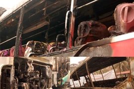 3 xe ôtô du lịch tiền tỷ bị "hóa vàng" trong đêm