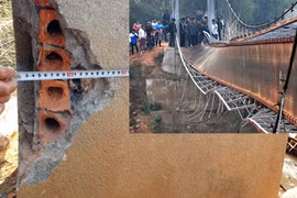 Thông tin mới nhất vụ trụ cầu treo Chu Va 6 độn gạch