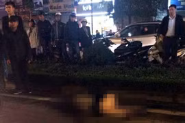 Hà Nội: Sang đường, cô gái bị ô tô đâm trọng thương