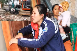 Nỗi đau trùng tang vụ xe cẩu kéo sập cổng chào nhà văn hóa