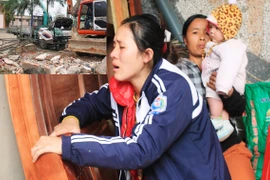 Nỗi đau trùng tang vụ xe cẩu kéo sập cổng chào nhà văn hóa