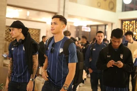 ĐT Thái Lan đến Việt Trì lúc nửa đêm