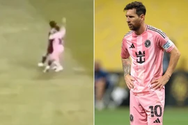 Messi đấm hụt cầu thủ PSG