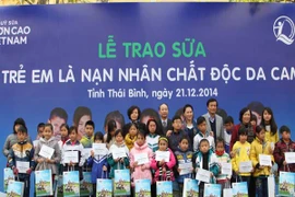 54.000 ly sữa đến với trẻ em tỉnh Thái Bình