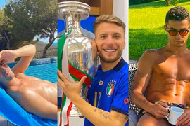 [ẢNH] Muôn cách nghỉ xả hơi sau Euro 2020 của các siêu sao bóng đá 
