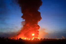 Cả ngàn người phải sơ tán khi nhà máy lọc dầu lớn nhất Indonesia bốc cháy