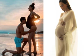 [ẢNH] Hồ Ngọc Hà khoe dáng nuột nà trong bộ ảnh bầu siêu ‘hot’