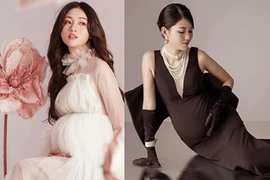 [ẢNH] Á hậu Thanh Tú khoe nhan sắc đáng ngưỡng mộ ở tháng cuối thai kỳ 