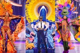 [ẢNH] 'Loá mắt' với phần thi trang phục dân tộc đẹp - độc - lạ tại Miss Universe 2020