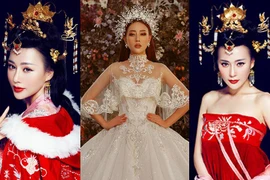 [ẢNH] Phương Oanh 'biến hoá' từ cô dâu thành mỹ nhân cổ trang trong bộ ảnh mới