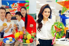 [ẢNH] Nhóc tỳ nhà sao Việt đêm Trung thu ý nghĩa an toàn phòng dịch Covid-19