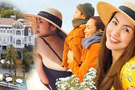 Tăng Thanh Hà và chồng đại gia ‘khoe’ tình cảm mặn nồng sau 9 năm hôn nhân 