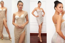 Á hậu Kim Duyên khoe vẻ đẹp quyến rũ trong loạt thiết kế cắt xẻ táo bạo sẽ mang tới Miss Universe 2021