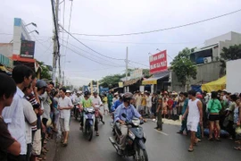 Nữ sinh bị xe tải cán chết thảm 