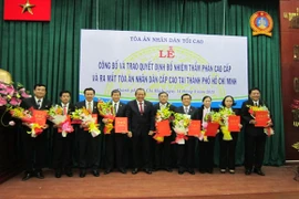 Bổ nhiệm Thẩm phán cao cấp, ra mắt Tòa án nhân dân Cấp cao tại TP.HCM