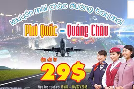 Mở đường bay thẳng đưa 1.000 khách Trung Quốc đến Phú Quốc mỗi tuần