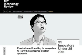 Người Việt đầu tiên lọt danh sách "Nhà sáng tạo dưới 35 tuổi của năm 2014"