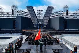 Tái hiện hình ảnh duyệt binh trên Quảng trường Đỏ tại chương trình "Tổ quốc trong tim"