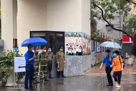 Công an Hà Nội đảm bảo an ninh trật tự tại các điểm thi