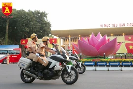 Những hình ảnh đẹp của Công an Hà Nội tại Đại hội Đảng bộ TP Hà Nội