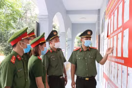 Công an huyện Ứng Hòa triển khai công tác chuẩn bị bầu cử