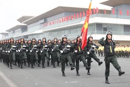 Những hình ảnh đẹp tại Lễ diễu binh, diễu hành kỷ niệm 50 năm lực lượng Cảnh sát cơ động