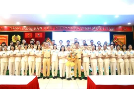 Dấu mốc khẳng định vai trò tiên phong của những nữ Cảnh sát giao thông Thủ đô