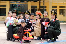 Góp nắng xuân cho trẻ em vùng cao 