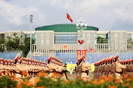 [Video] Rộn bước những ‘bông hồng vàng’ trên Quảng trường Ba Đình lịch sử