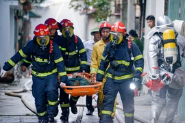 Diễn tập chữa cháy và cứu nạn, cứu hộ tại huyện Quốc Oai