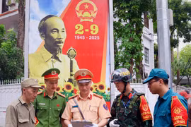 Công an Hà Nội triển khai lực lượng đảm bảo an ninh trật tự hợp luyện A80 