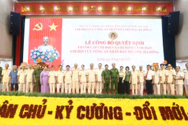 Ra mắt Chi hội Cựu Công an nhân dân phường Hà Đông