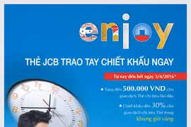 Ưu đãi lớn tháng 3 cho chủ thẻ JCB VietinBank