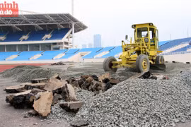 Sân Mỹ Đình ngổn ngang nhưng kịp phục vụ trận Việt Nam - Indonesia? 