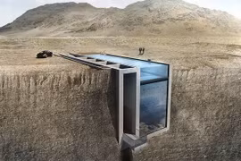 Tuyệt tác nhà trong vách núi