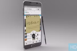 Samsung Galaxy Note 5 sẽ có thiết kế kim loại cao cấp