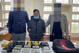 'Người vận chuyển' bị bắt cùng 22 bánh heroin