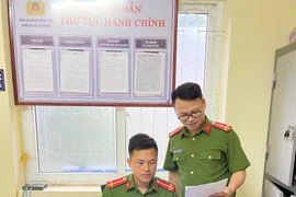  Hoàn tất công tác chuẩn bị phục vụ cấp đăng ký xe máy cho người dân tại Công an xã