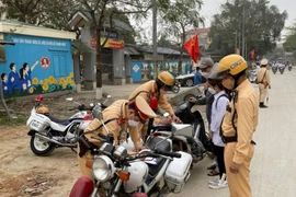 Tăng cường tuần tra kiểm soát, xử lý vi phạm giao thông tại địa bàn cửa ngõ Thủ đô 