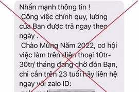 Người phụ nữ sập "bẫy lừa" tuyển cộng tác viên bán hàng online, mất 230 triệu đồng