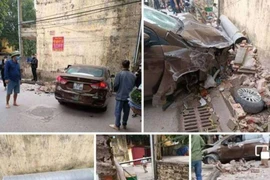 Tài xế ôtô say rượu đâm bị thương 2 vợ chồng đi xe máy