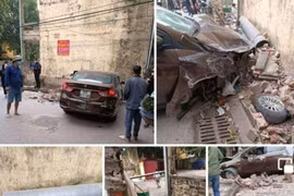 Tài xế ôtô say rượu đâm bị thương 2 vợ chồng đi xe máy