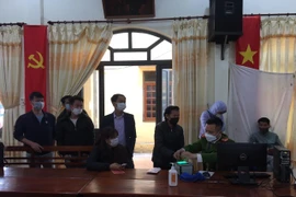 Người dân huyện Mỹ Đức phấn khởi đi làm căn cước công dân dịp nghỉ Tết Nguyên đán 