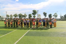 Cụm thi đua số 11 - CATP Hà Nội khai mạc giải bóng đá mini năm 2022