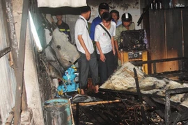 Nổ bình gas tại quán phở, 4 người bị thương