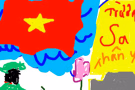 Những nét vẽ "độc" của giới trẻ về biển đảo