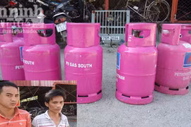 Nhân viên và lái xe thông đồng lấy trộm bình gas