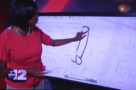 Nữ phóng viên vẽ hình…“của quý” khi đang truyền hình trực tiếp