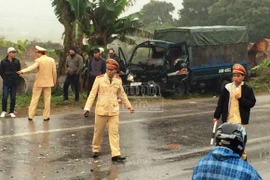 Xe tải đâm 5 người trọng thương, có 1 CSGT