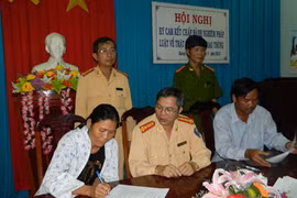 “Hung thần” xe khách ký cam kết đảm bảo ATGT